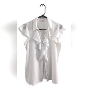 White Calvin Klein Blouse